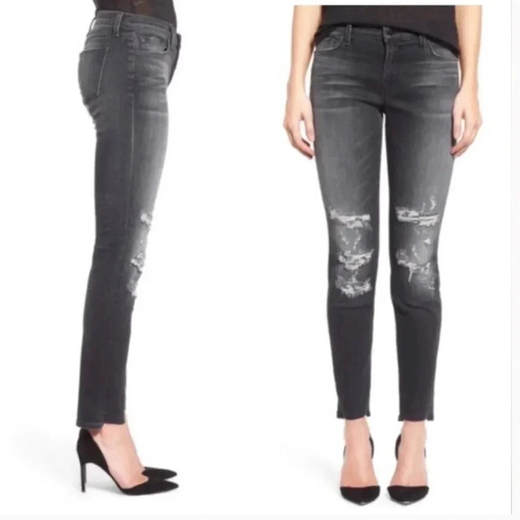 J Brand Distressed Skinny Leg Jeans in Affray Size 28 - Picture 1 of 8